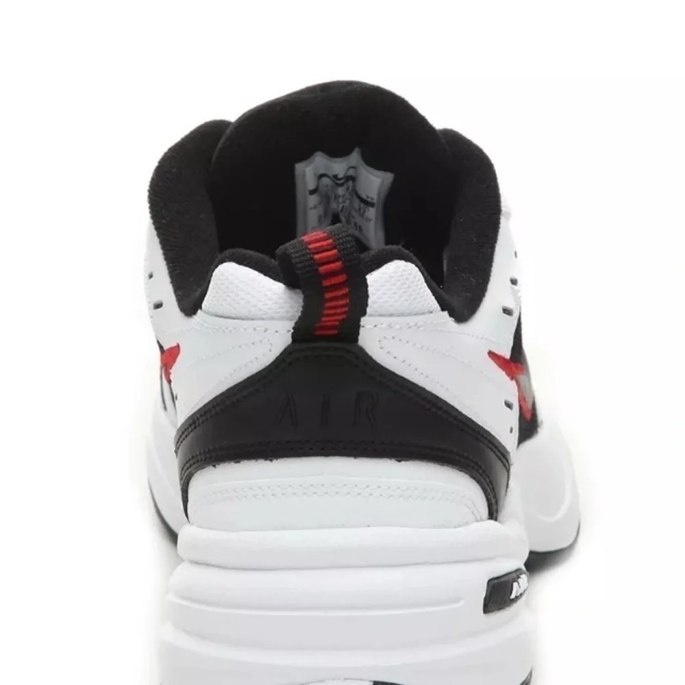 Nike Air Monarch IV 4 White Black Red Men Casual Dad Chunky Shoes 415445-101